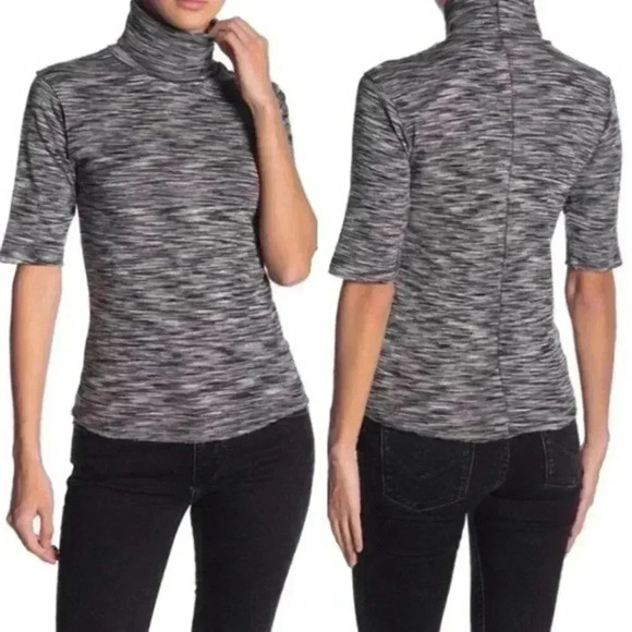 Free People Sunshine Spacedye Turtleneck Top S - Picture 1 of 8